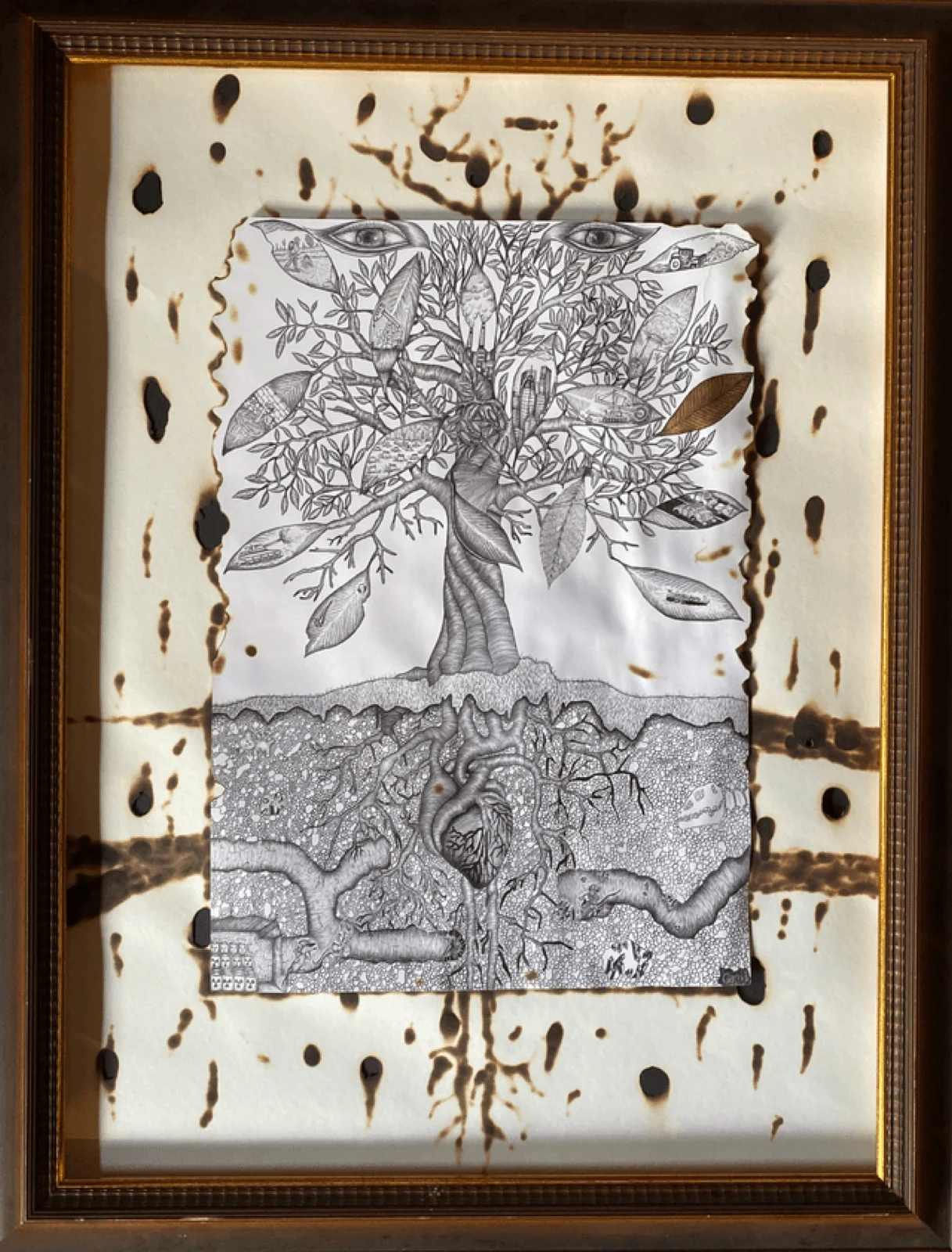 Kunstwerk von Garo - Zerstörung der Natur 1